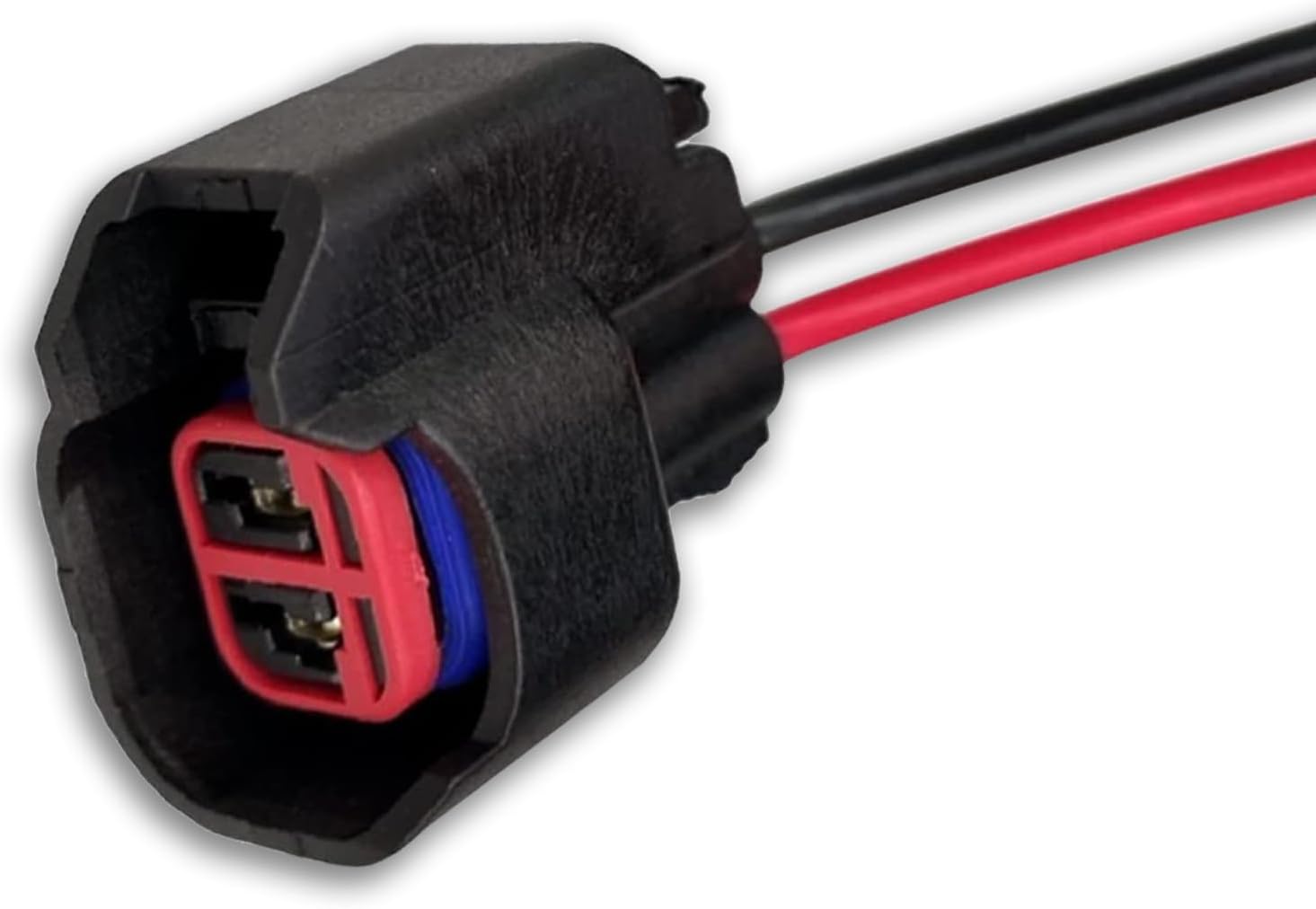 Pack-1 EV6 EV14 – Conector de inyector con cable, conector de inyector de combustible estándar Motor Products, compatible con la mayoría de los