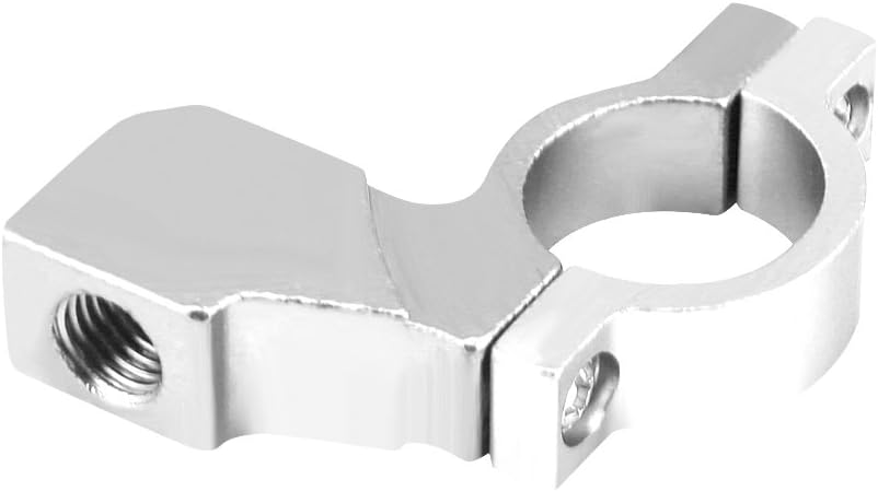 aqxreight – Soporte de espejo para manillar, soporte de espejo retrovisor de motocicleta de 0.394 in, soporte para adaptador de espejo de montaje en
