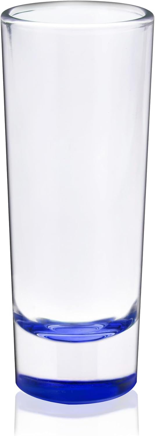 True Juego de 6 vasos de tiro, vasos de chupito de tequila, vasos de chupito para whisky, juego de vasos de chupito de 2 onzas, vasos de chupito