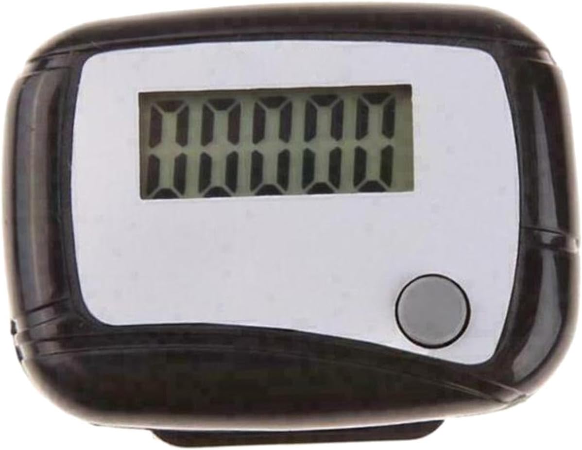 Colaxi Contador de pasos, podómetro, monitor diario de objetivo, dispositivos de movimiento de caminar, clip para cinturón, podómetro electrónico