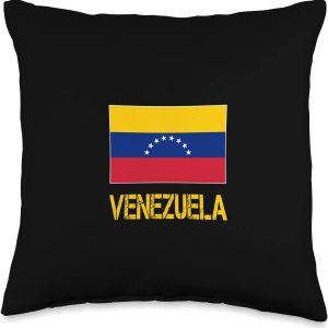 Venezuela, bandera de Venezuela, Balón de fútbol de Venezuela. Almohada de tiro Venezuela, bandera de Venezuela, Balón de fútbol de Venezuela. Almohada de tiro