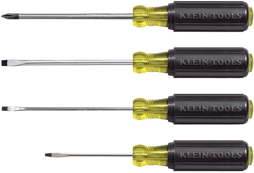 Klein Tools 85484 juego de desarmador con mango acolchado en miniatura, 4 unidades, 85484