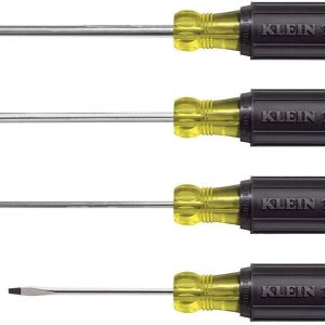 Klein Tools 85484 juego de desarmador con mango acolchado en miniatura, 4 unidades, 85484 Klein Tools 85484 juego de desarmador con mango acolchado en miniatura, 4 unidades, 85484