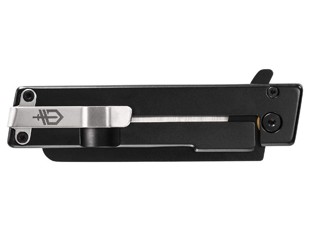 Gerber Carpeta cuadrante de 2.7 pulgadas con mango de bambú, color marrón