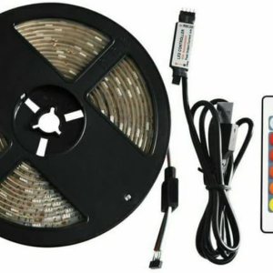 asky Tira de luz LED DC de 5 V, USB que cambia de color, retroiluminación de TV RGB + control remoto (3.3 ft) asky Tira de luz LED DC de 5 V, USB que cambia de color, retroiluminación de TV RGB + control remoto (3.3 ft)