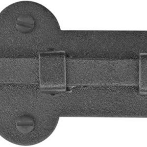 Renovators Supply Manufacturing Pestillo deslizante 3 34 pulgadas. Perno deslizante estilo punta de bola de hierro forjado negro con accesorios de Renovators Supply Manufacturing Pestillo deslizante 3 34 pulgadas. Perno deslizante estilo punta de bola de hierro forjado negro con accesorios de