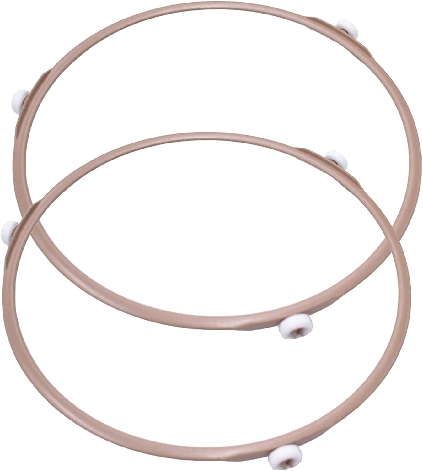Paquete de 2 anillos giratorios de microondas de 7 pulgadas, soporte para bandeja de placa de vidrio, anillo interior de repuesto, para microondas,