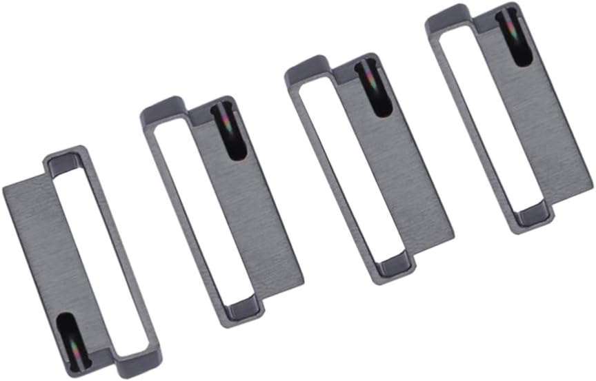 UKCOCO 8 piezas – Correa compatible con bucle, reloj convertidor inteligente de acero inoxidable con hebilla para conectar metal, correa adaptadora,