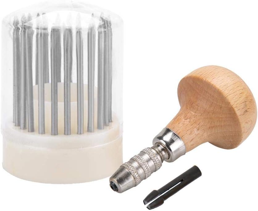 Juego de 23 herramientas de abalorios de ajuste de diamante, herramientas de abalorios Graver Beader para joyería de piedra de diamante herramienta