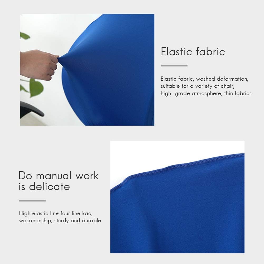 TOPINCN Funda de elastano suave y elástica para asiento y respaldo, funda universal para respaldo de silla de oficina y computadora, funda