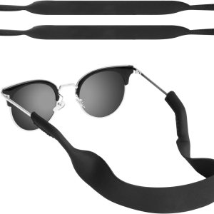 MoKo Retenedor de lentes de neopreno (paquete de 2) de ajuste universal, retenedor de lentes de sol deportivos sin cola, correa de gafas de sol de MoKo Retenedor de lentes de neopreno (paquete de 2) de ajuste universal, retenedor de lentes de sol deportivos sin cola, correa de gafas de sol de