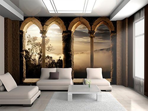 artgeist Mural de pared premium Paisaje 138 x 101 pulgadas – Papel tapiz XXL no tejido, decoración de pared de forro polar, impresión fotográfica,
