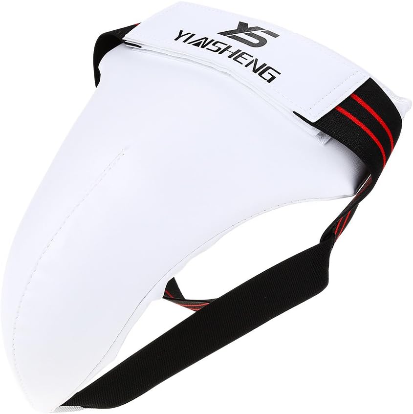 Vbestlife Protectores de ingle de Taekwondo, protección pélvica para hombre, protección pélvica para cintura de ingle, protector abdominal de