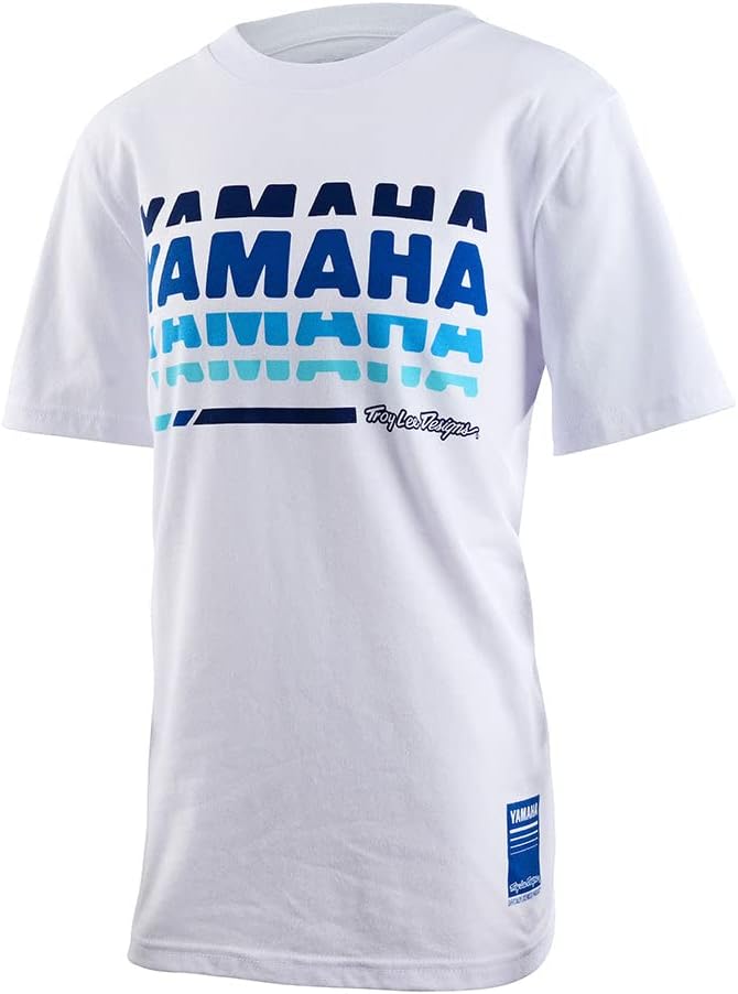 Troy Lee Designs Motocross Racing Camisetas para jóvenes, SS TEE TLD x Yamaha