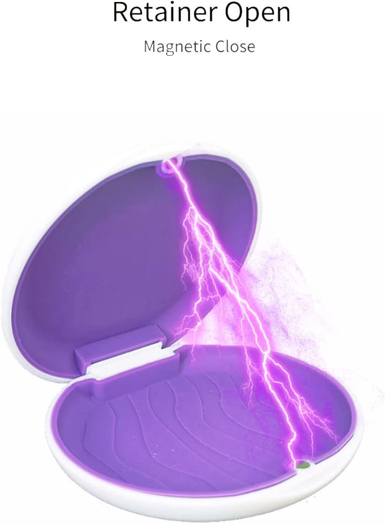 Alliph – Estuche de retención delgado para viaje, protector bucal, cierre magnético, resistente al agua, con 1 herramienta de extracción, 1