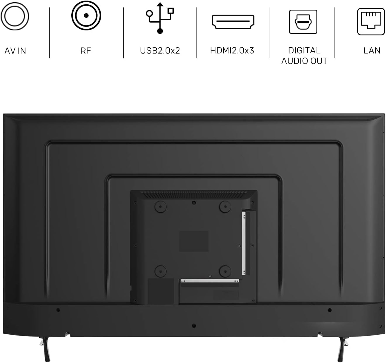 Skyworth Smart TV 4K de 50 pulgadas con compatibilidad con Alexa, Android11.0, HDR10, Dolby Vision, Google Assistant y Chromecast integrado, modo de