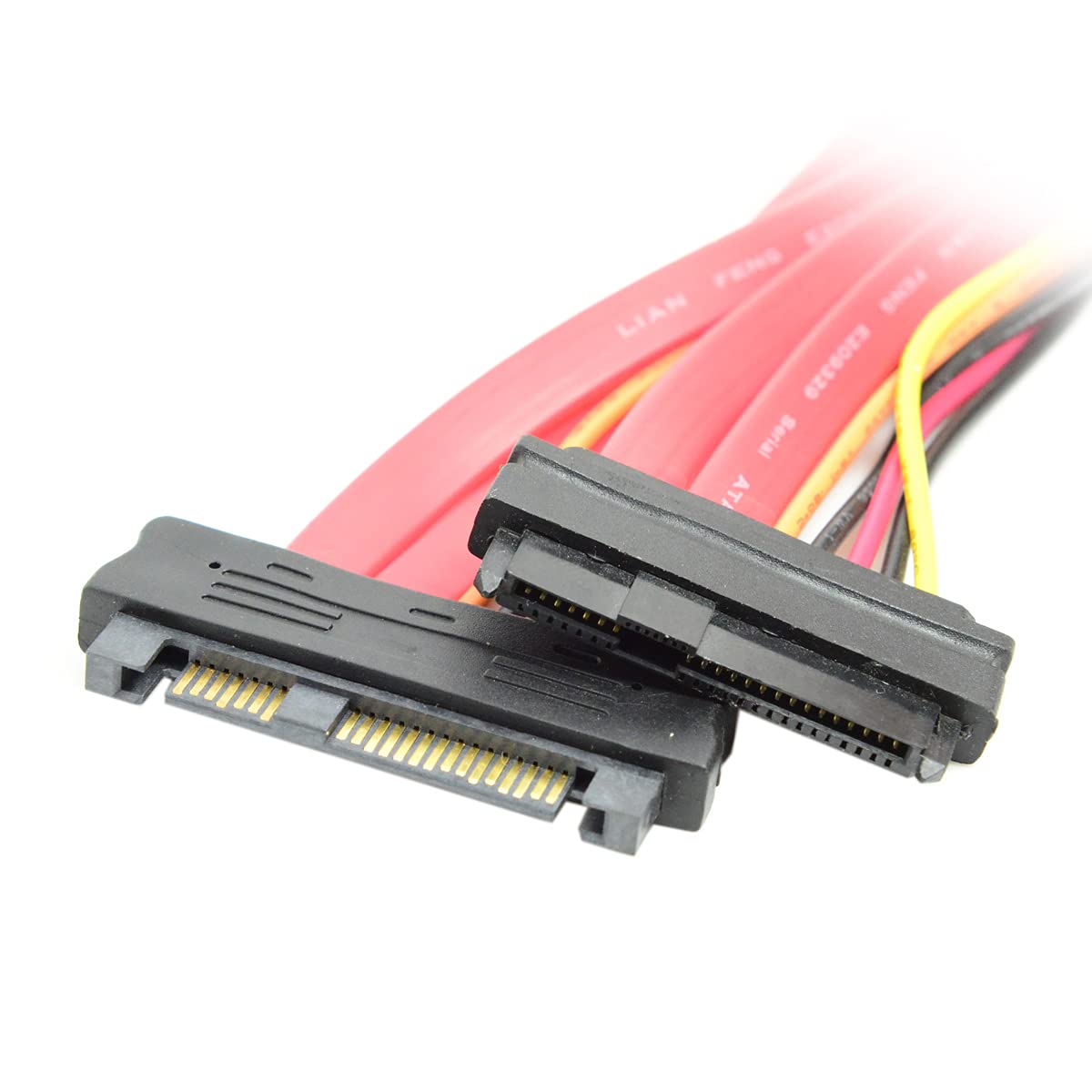 CY Cable SAS SFF-8482 SAS 29 Pin a 29Pin macho a hembra Extensión de disco duro Cable de Raid