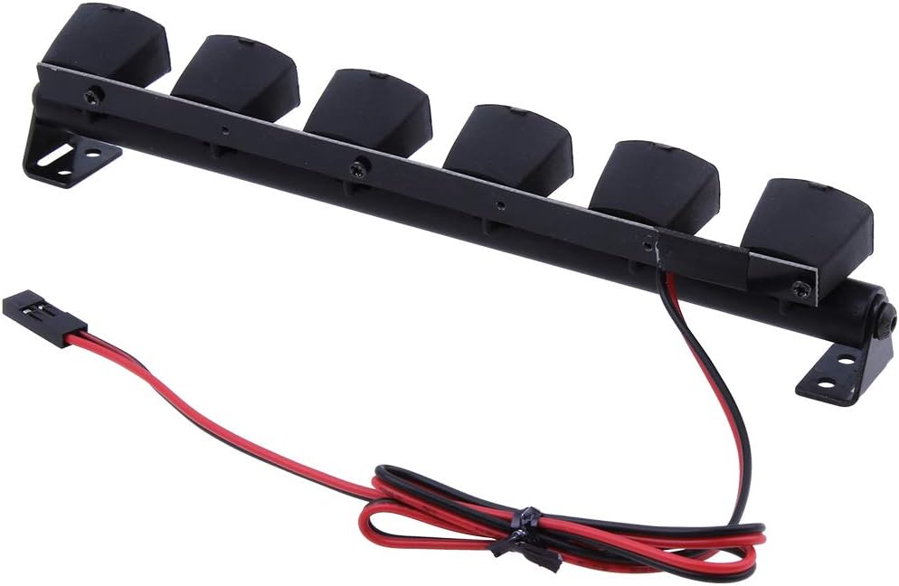 HobbyPark RC Car Light Bar Kit 6 LEDs Body Shell Roof Lights for 110 RC Crawler Car Truck Accessories