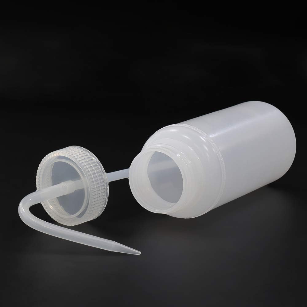 ULAB Juego de botellas de lavado científico, 1 de cada una para botellas de lavado de seguridad con ventilación automática de agua destilada y
