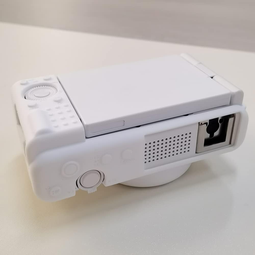 Pocoukate Funda para cámara Sony ZV-1F, ZV-1 IIZV-1M2 Vlog Cámara, ZV1F Funda de silicona para cámara, funda suave antiarañazos Slim Fit con