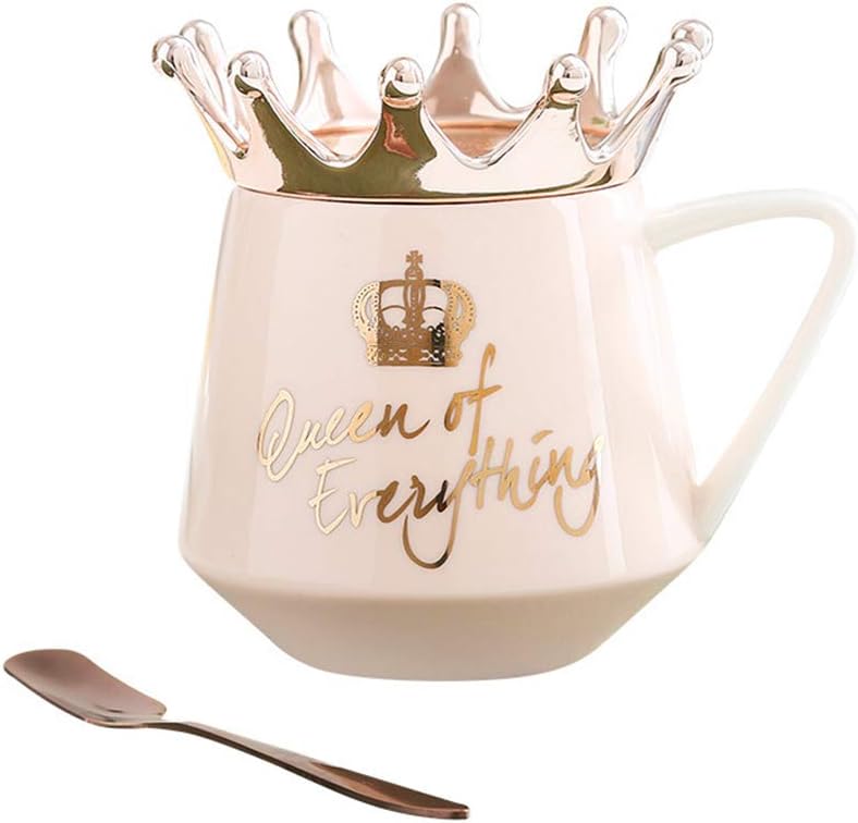 Taza rosa taza de café rosa tazas de café para café, té, tazas de café o té de cerámica, regalos de cumpleaños para mujeres, ideas divertidas de