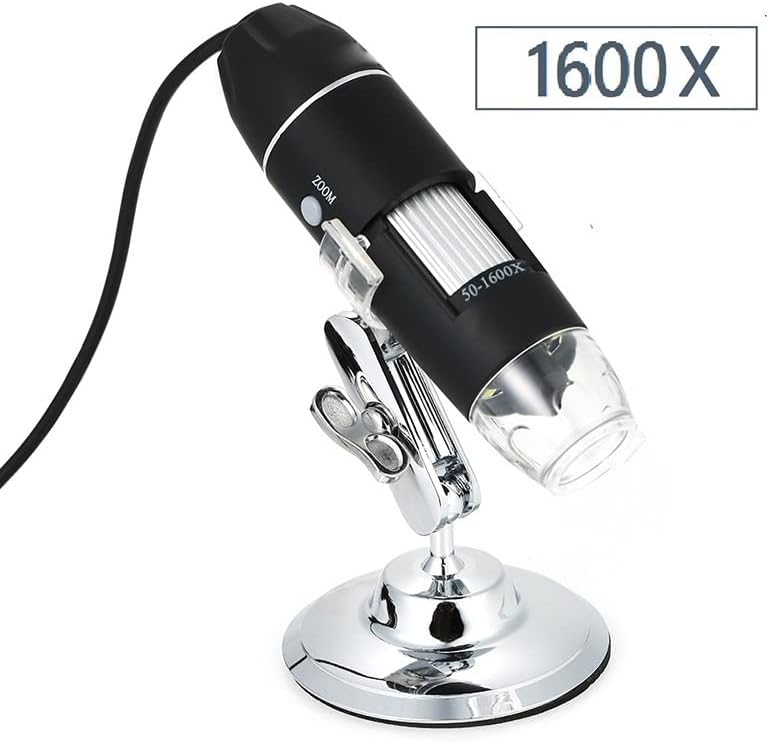 Handheld Digital Microscope Accessories Professional 1600X Digital USB Microscopio with OTG LED Light Magnifier with Stand Microscope Accessories