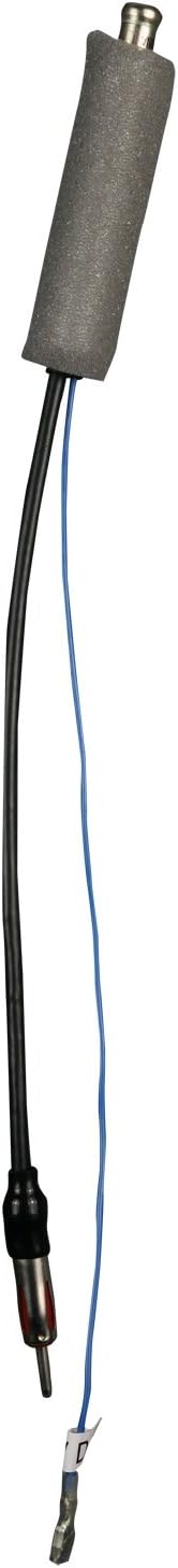 Metra Electronics 40-VW54 VW Adaptador de antena amplificada, NEGRO