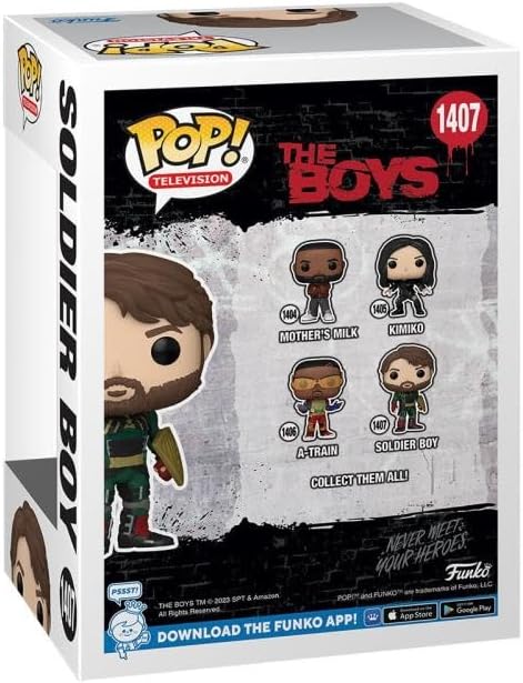 POP The Boys – Figura de vinilo Funko de soldado (incluye funda protectora de caja compatible), multicolor, 3.75 pulgadas