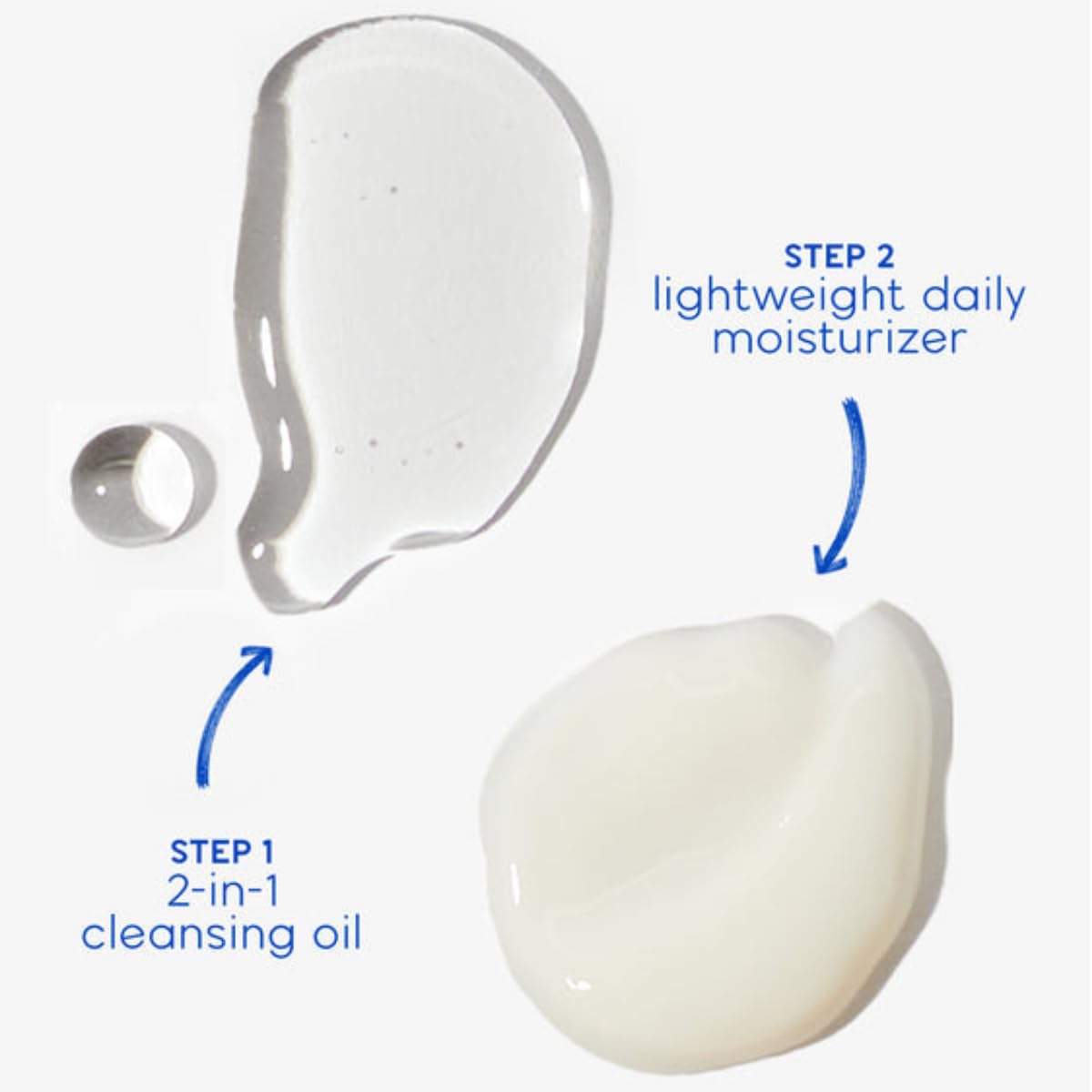 AAVRANI Everday Nourishing Duo – Limpiador de aceite purificador de 1 oz híbrido limpiador diario removedor de maquillaje e hidratación hidratante,