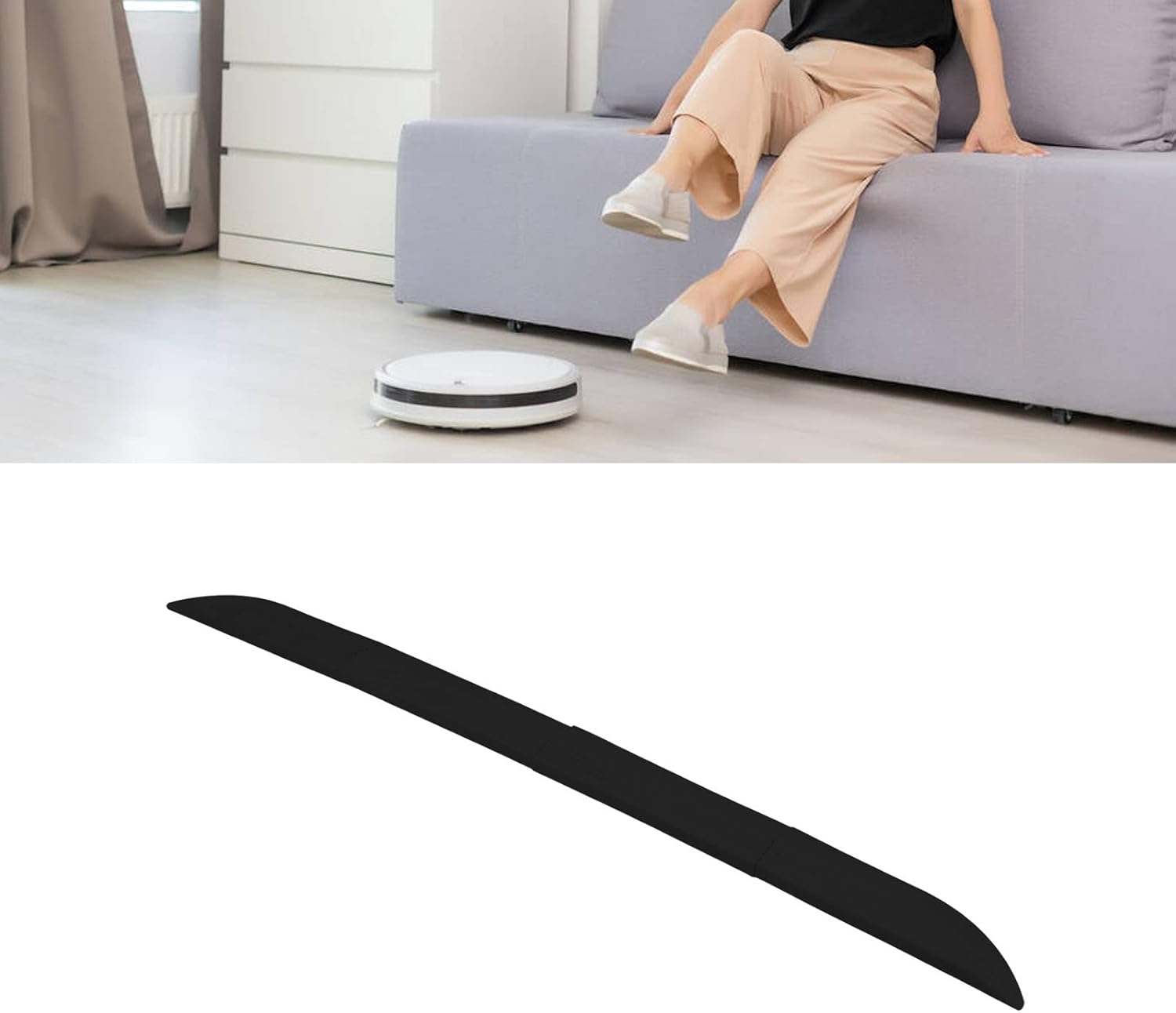 Barrendero de puerta, escalera, silla de ruedas para silla de ruedas, montaje libre, umbral de puerta de goma para barredoras, scooters motorizados