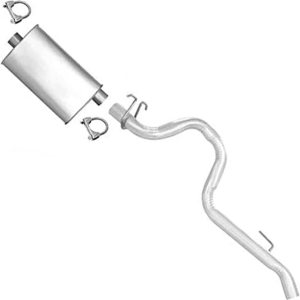 Nuevo silenciador y abrazaderas de tubo de cola fabricadas en Estados Unidos pieza de repuesto para Jeep Wrangler 2.5L 1993-1995 Nuevo silenciador y abrazaderas de tubo de cola fabricadas en Estados Unidos pieza de repuesto para Jeep Wrangler 2.5L 1993-1995