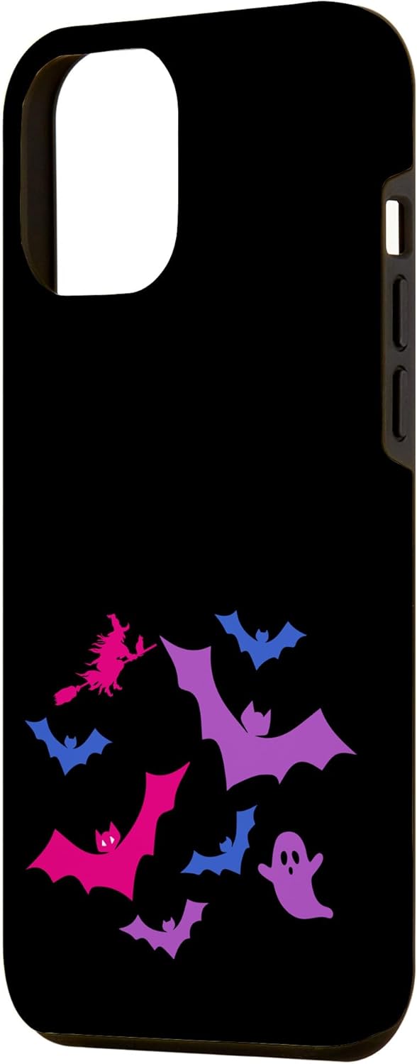 Funda para iPhone 13 Pro Max Bi Pride Halloween Sutil Bisexual LGBTQ Otoño Otoño Otoño