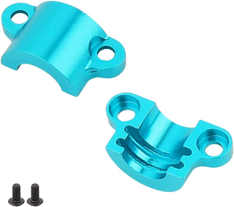 RZXYLRC Tapa de la cubierta del eje de transmisión central de la aleación de aluminio para Tamiya TT-02 TT-02B TT02 TT02B 110 RC Juguetes coche