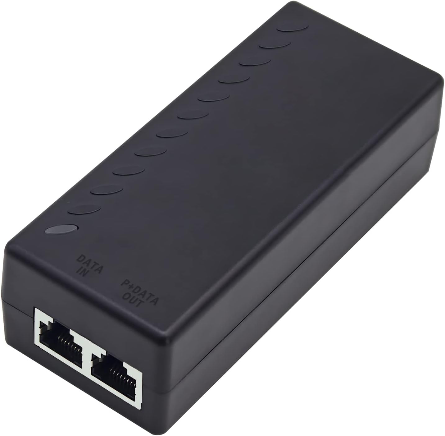 Inyector Gigabit PoE, Inyector PoE+ de 30 W, Adaptador Ethernet PoE+, Adaptador de alimentación a través de Ethernet, RJ45 de 101001000 Mbps, Cumple