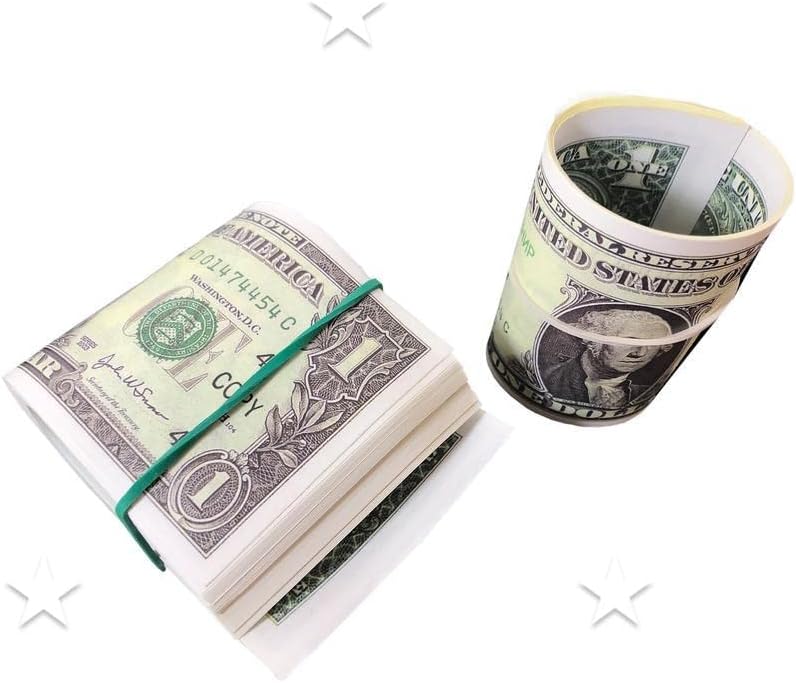 Copia billetes de 1 dólar, dinero para jugar, 100 piezas para accesorios de película, dinero de utilería