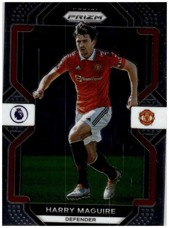2022-23 PANINI PRIZM PREMEIR LEAGUE #84 HARRY MAGUIRE MANCHESTER UNITED SOCCER OFFICIAL TRADING CARD OF THE PRO