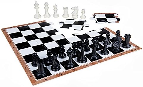 JigChess Juego de Ajedrez – Tablero de Ajedrez, Piezas de Ajedrez, Temporizador de Ajedrez DGT 960 – Todo en Caja