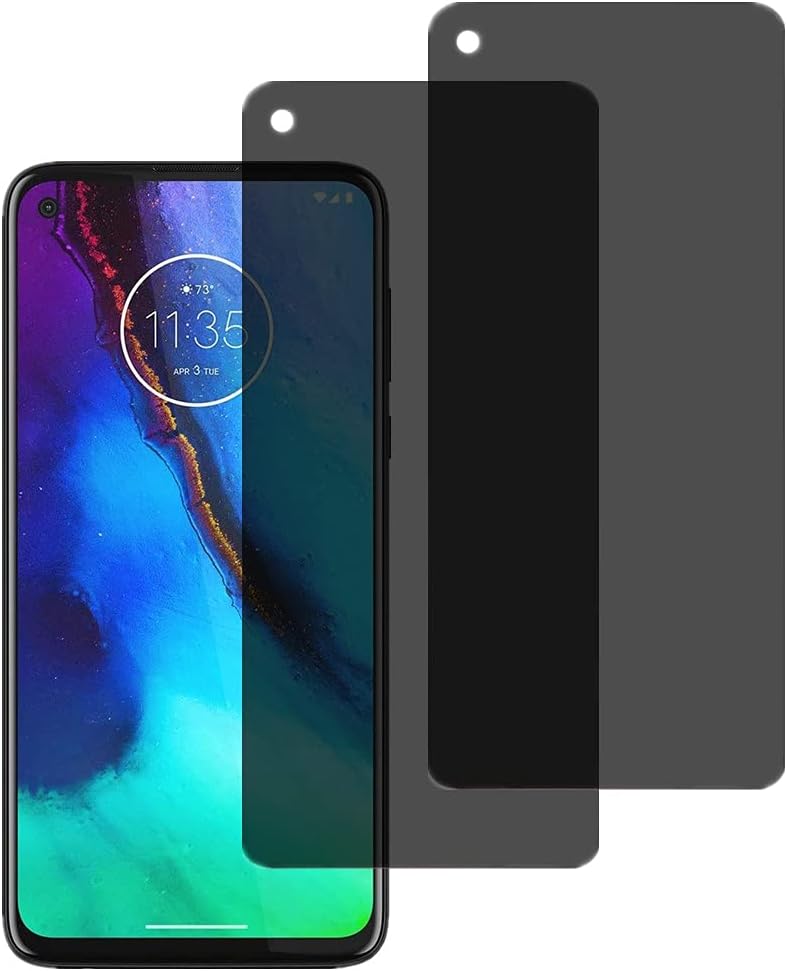 VIESUP Protector de pantalla para Motorola Moto G Stylus 2020 de 4 vías y 360 grados, pantalla de resistencia a los arañazos antiespía de 360,