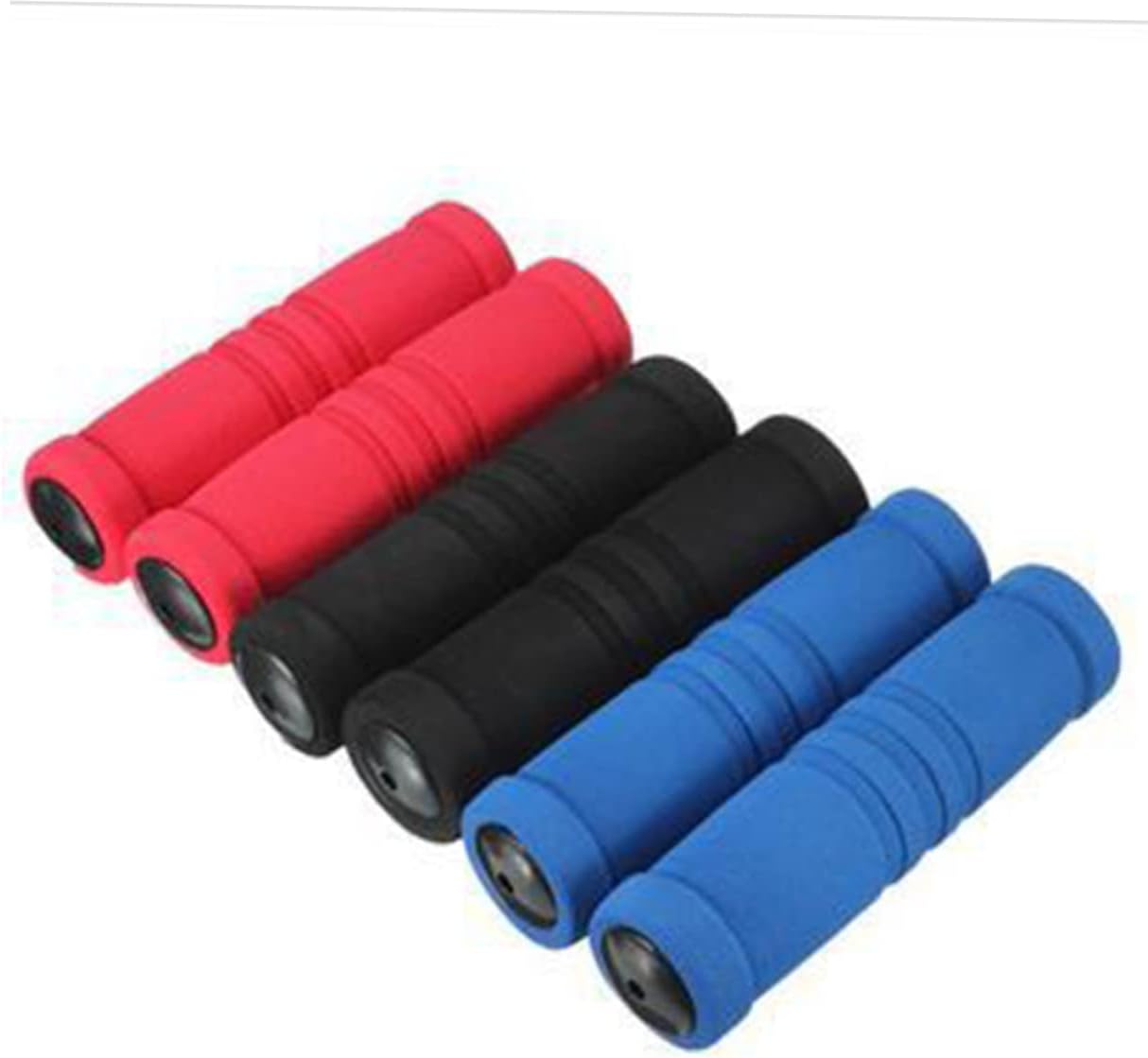 INOOMP 6 pares de manillares de bicicleta para niños, manillares de bicicleta, empuñaduras de goma para manillar, empuñaduras de goma para manillar,