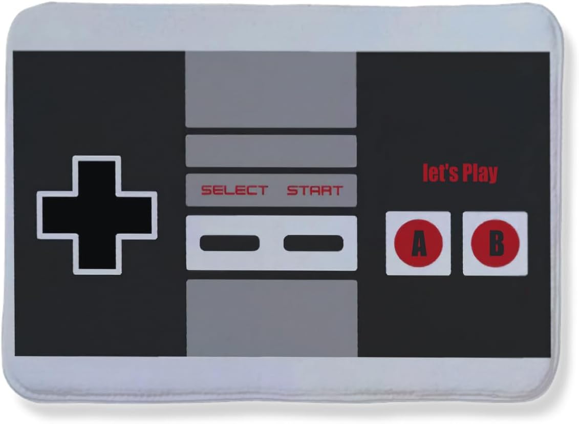 MELONE Alfombra grande con estampado de videojuegos, para decoración de sala de juegos, decoración de dormitorio de niños, impresión 3D, decoración