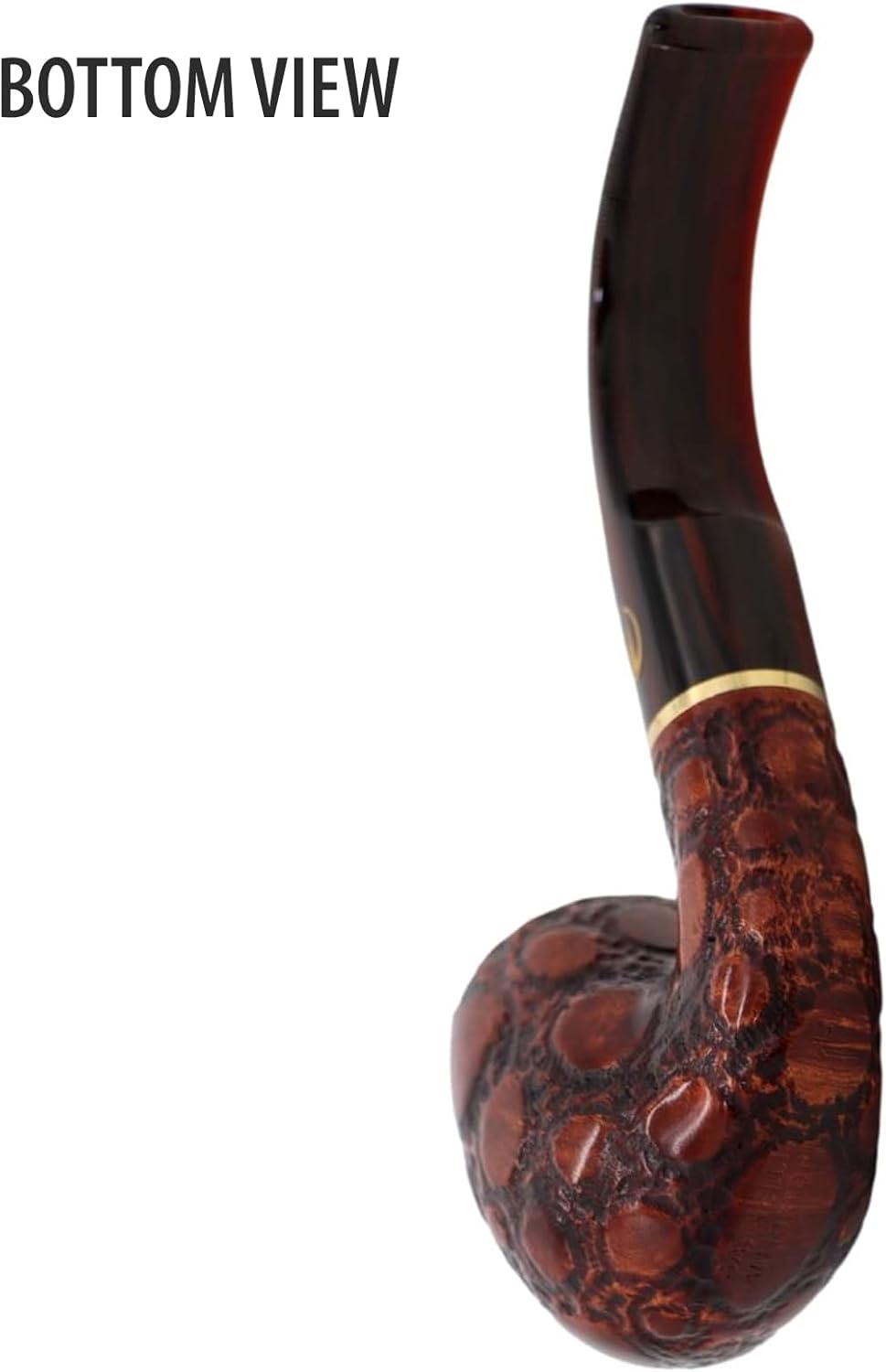 Alligator Savinelli Pipe – Pipa de tabaco de brezo, pipa artesanal italiana, pipa de tabaco hecha a mano, pequeñas pipas de tabaco de madera ligeras