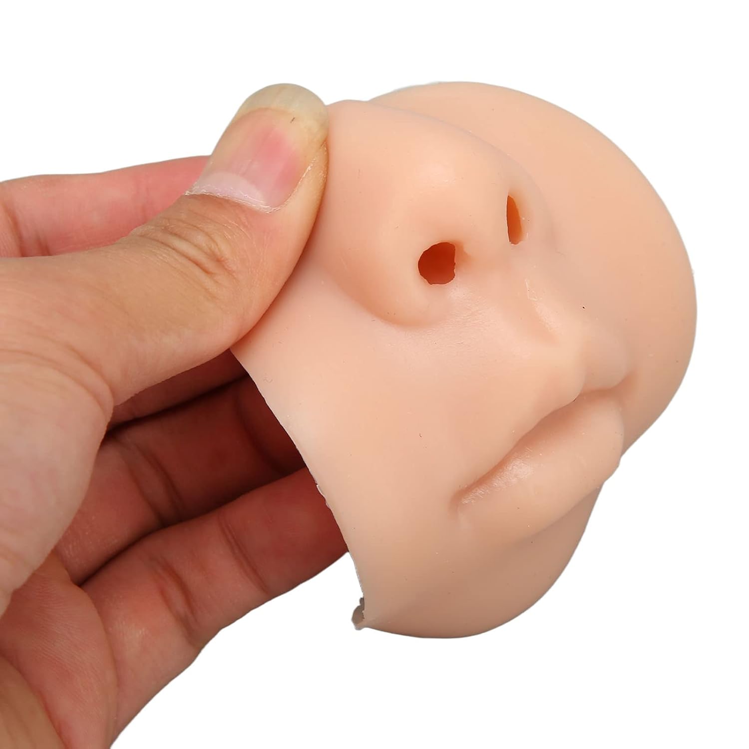Betued Silicone Piercing Model for Novice Practice, Simulated Appearance, Realistic Experience in Nose and Ear Piercing (Medium Skin Color)