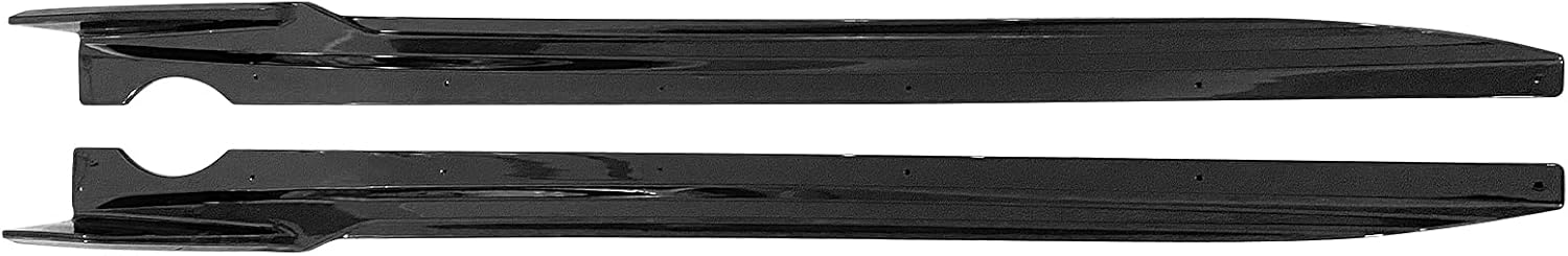 IKON MOTORSPORTS, Faldas laterales compatibles con BMW G05 X5 M Sport 2019-2023, extensión lateral de inyección de PP estilo IKON color negro