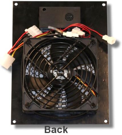 Coolerguys Kit de enfriamiento de termostato programable para gabinetes, AV y componentes (plástico, individual 4.724 in Pro)