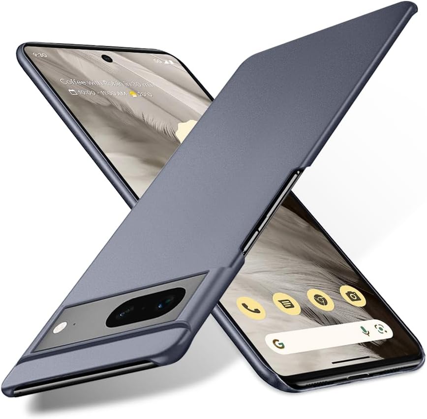 Bastmei Funda para Google Pixel 7 5G (2022), extremadamente ligera, ultra ligera, súper delgada, protección de cámara, carcasa de PC dura para