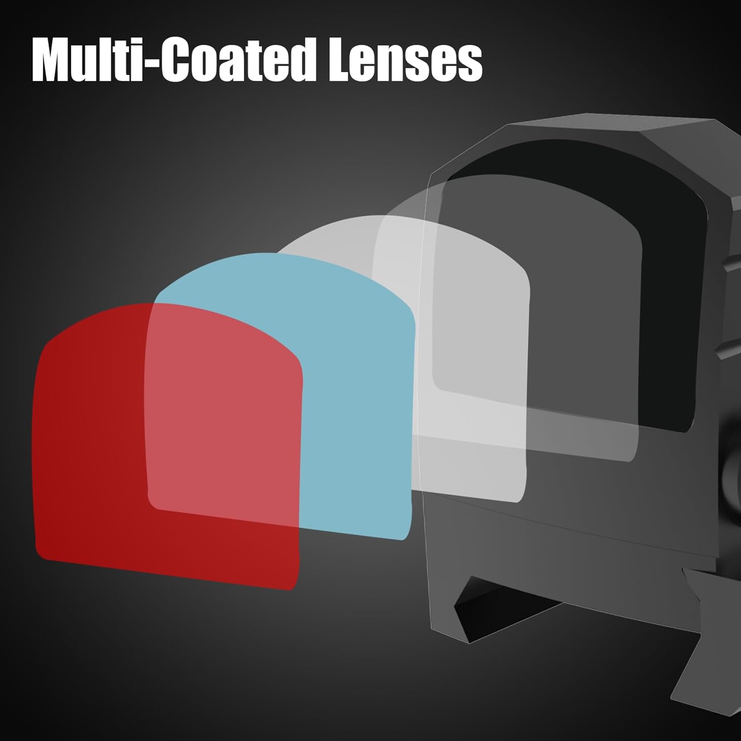 UUQ Mini Reflex RedGreen Dot Sight for Rifles, Pistols and Shotguns 2MOA,7 Brightness AdjustmentsSuitable for RMR or 20mm Picatinny Rail