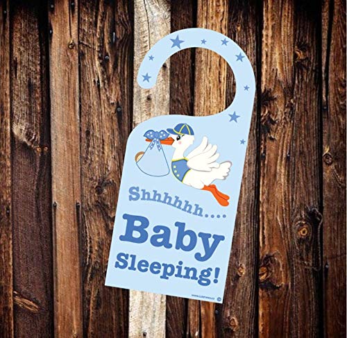 Percha para puerta de cigüeña dormida para bebé, no golpemolestar recién nacido, regalo