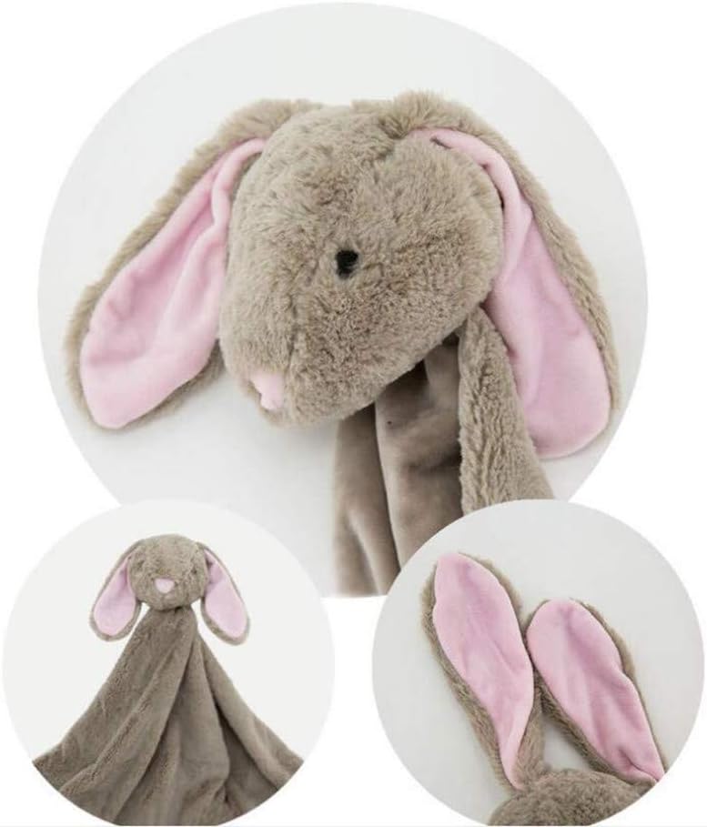 Teddy Bear Lovey – Manta de seguridad unisex suave para bebé, regalo para recién nacido, 30 pulgadas
