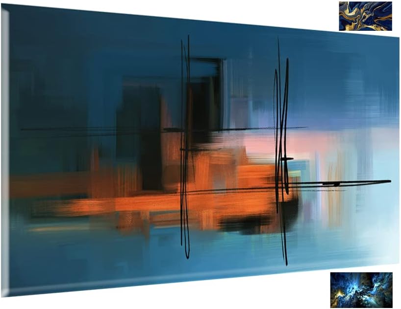 Galery 49 – Lienzo abstracto multicolor para pared, arte moderno y contemporáneo para decoración del hogar, lienzo decorativo moderno, para salas