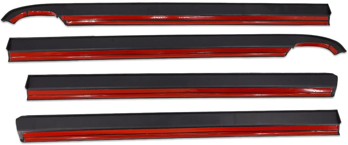 IAG I-Line – Sistema de cubierta deflectora para visera deflectora con canal de pilar A para Ford Bronco 21-23+ 4 puertas (negro mate)